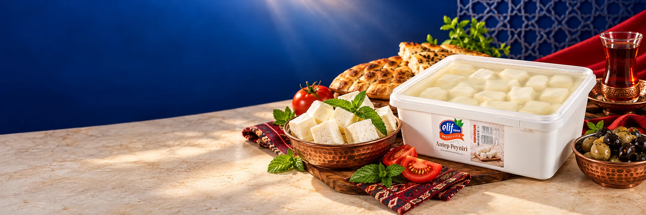 Elifname Antep peyniri ile geleneksel Gaziantep kahvaltısı