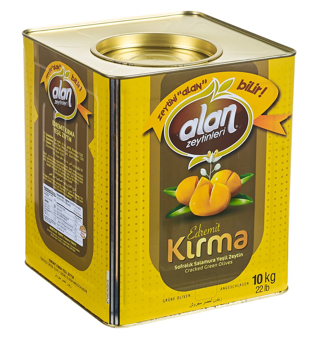 Alan Edremit Kırma Yeşil Zeytin 10 KG