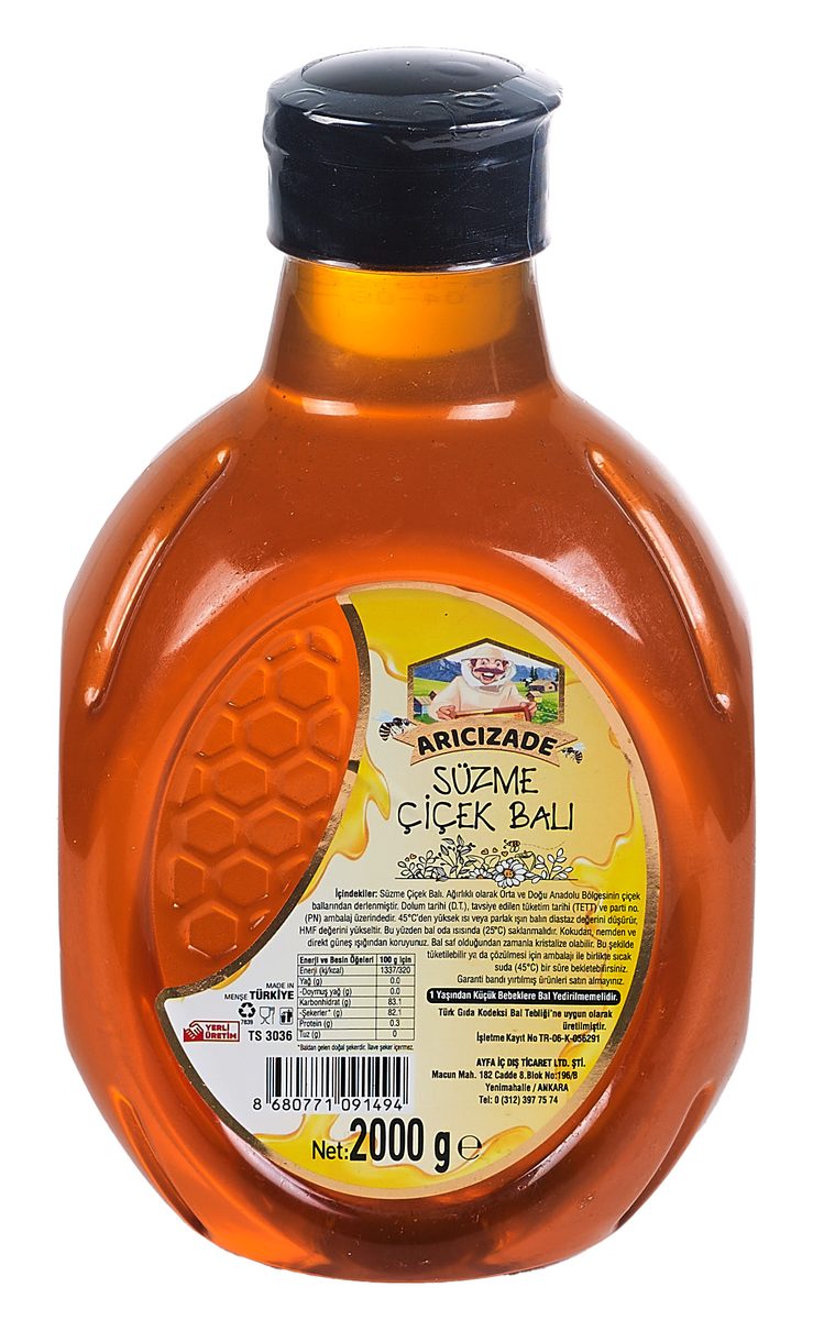 Arıcızade Süzme Çiçek Balı 2 KG Pet