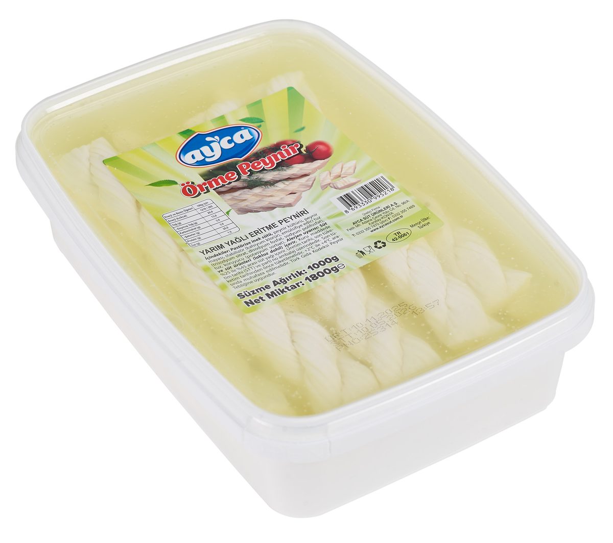 Ayca Salamura Örgü Peyniri 1000 GR