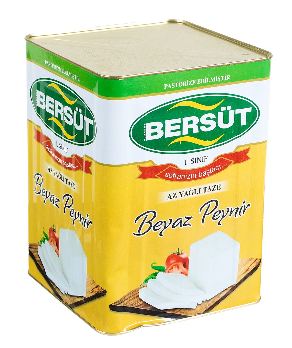 Bersüt Az Yağlı Taze Beyaz Peynir Teneke
