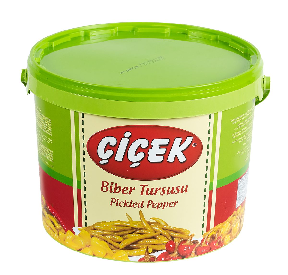 Çiçek Biber Turşusu Kova