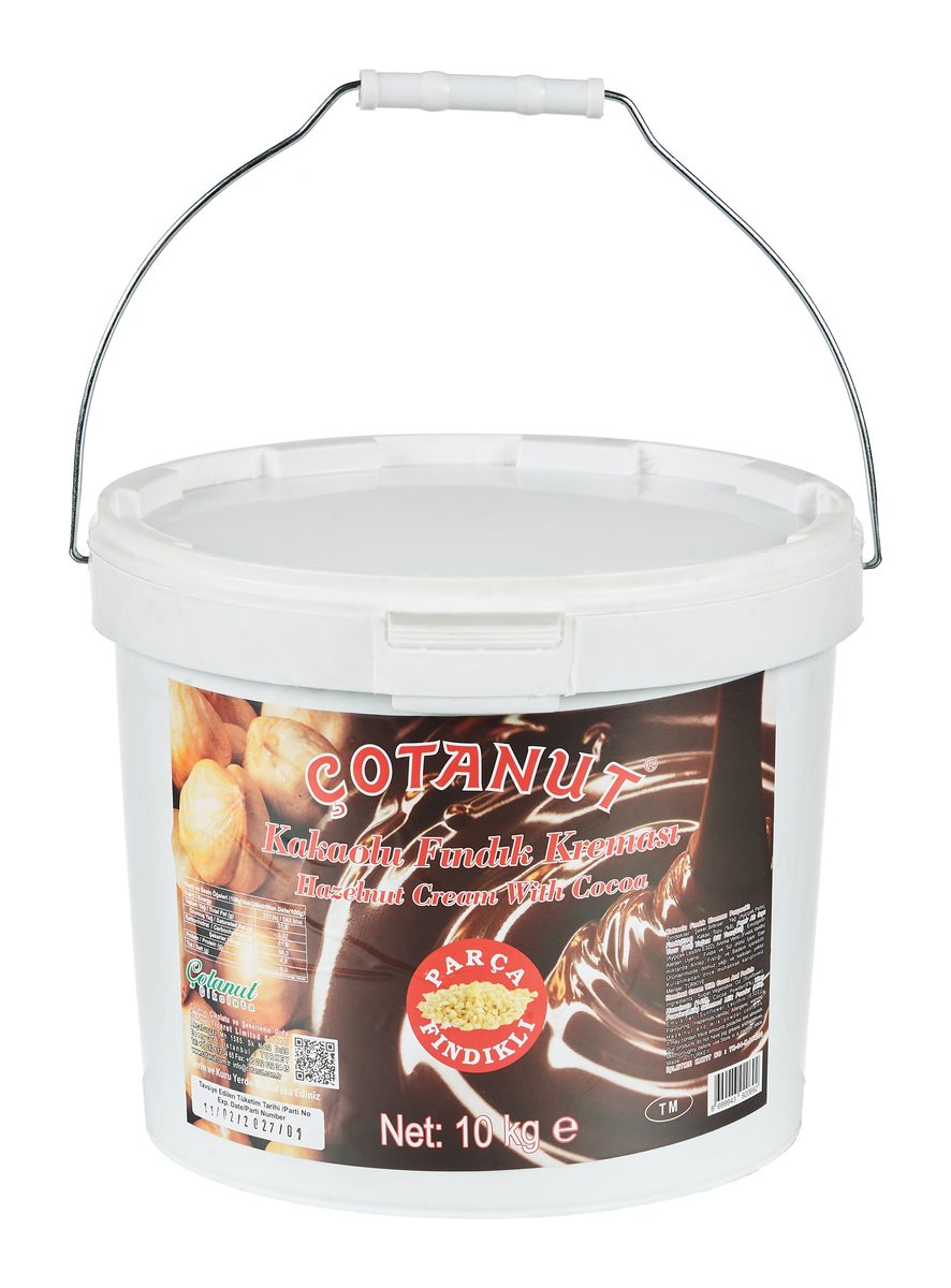 Çotanut Kakaolu Fındık Kreması Parça Fındıklı 10 KG