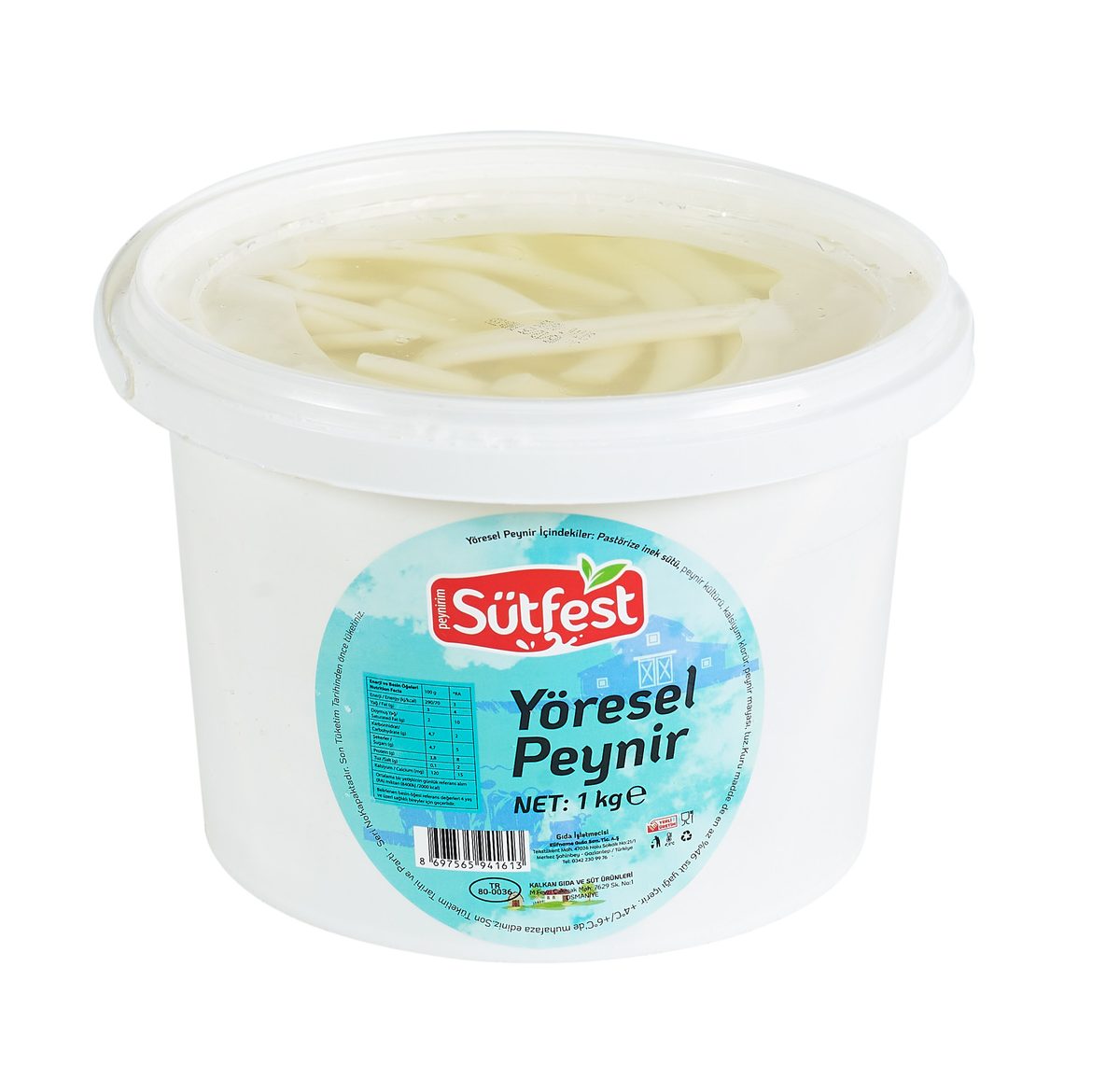 Sütfest Yöresel Peynirler 1 KG Örgü/Misket/Çubuk