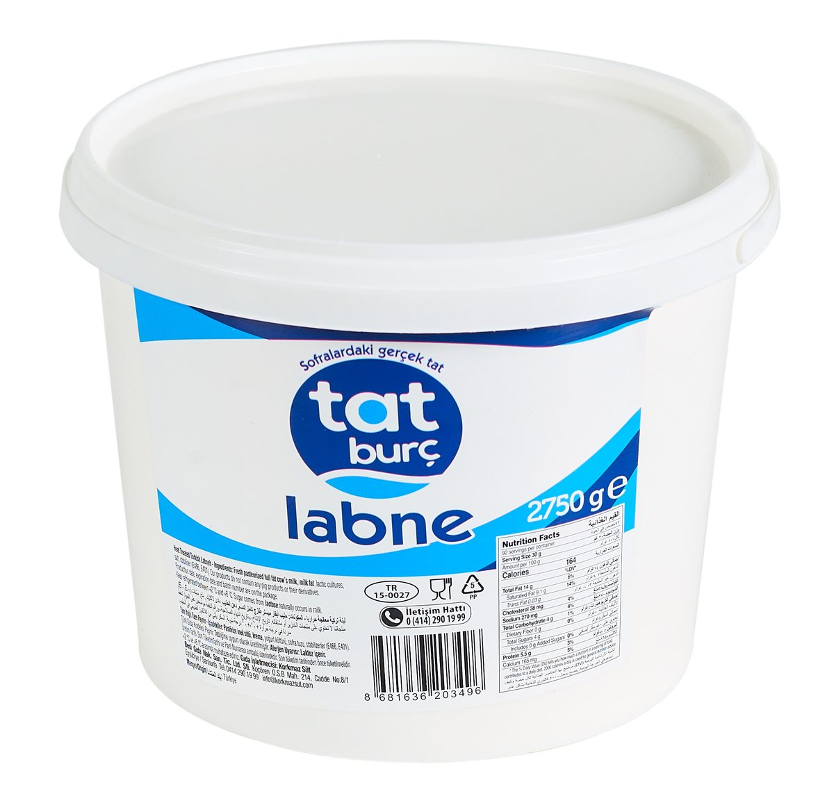 Tatburç Labne 2,75 KG