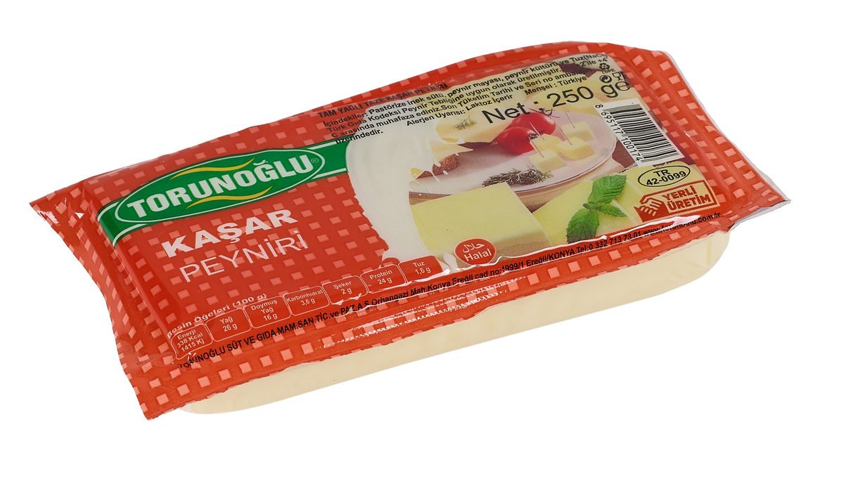 Torunoğlu Kaşar Peyniri 250 GR