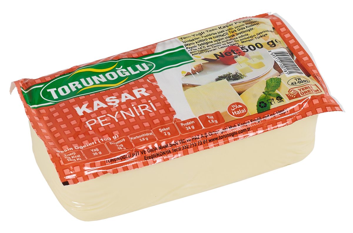 Torunoğlu 500 GR Kaşar Peyniri