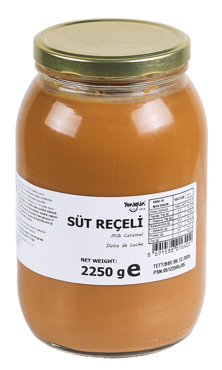 Yenigün Süt Reçeli 2250 GR