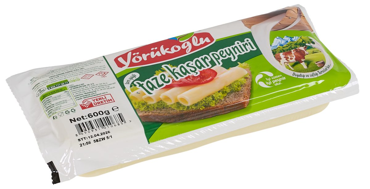 Yörükoğlu Kaşar Peyniri 600 GR