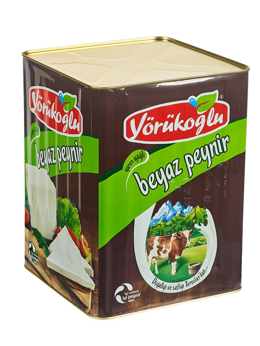 Yörükoğlu Yarım Yağlı Beyaz Peynir Teneke